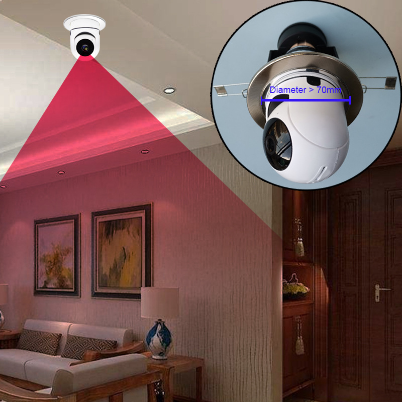 Bulb Shaking Head Machine Yilot APP Wireless WIFI Camera Home Security Monitoring - Image 3