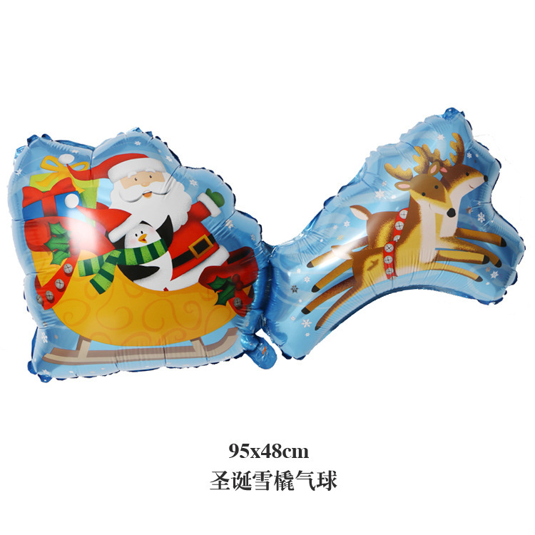 Sled Santa Claus95x48cm