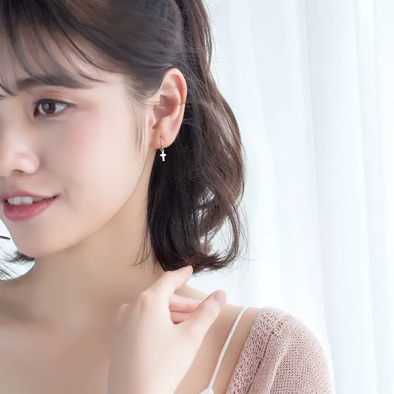 Cross earrings