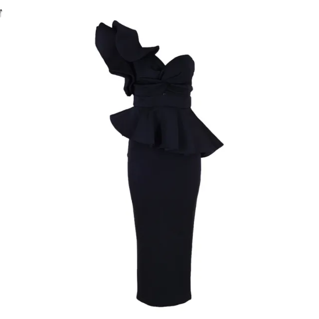 Sexy strapless dress Black - Shop at LoveMi