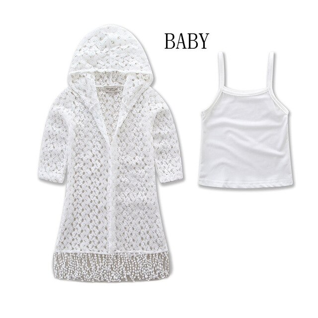 Hooded solid color cardigan tassel two-piece