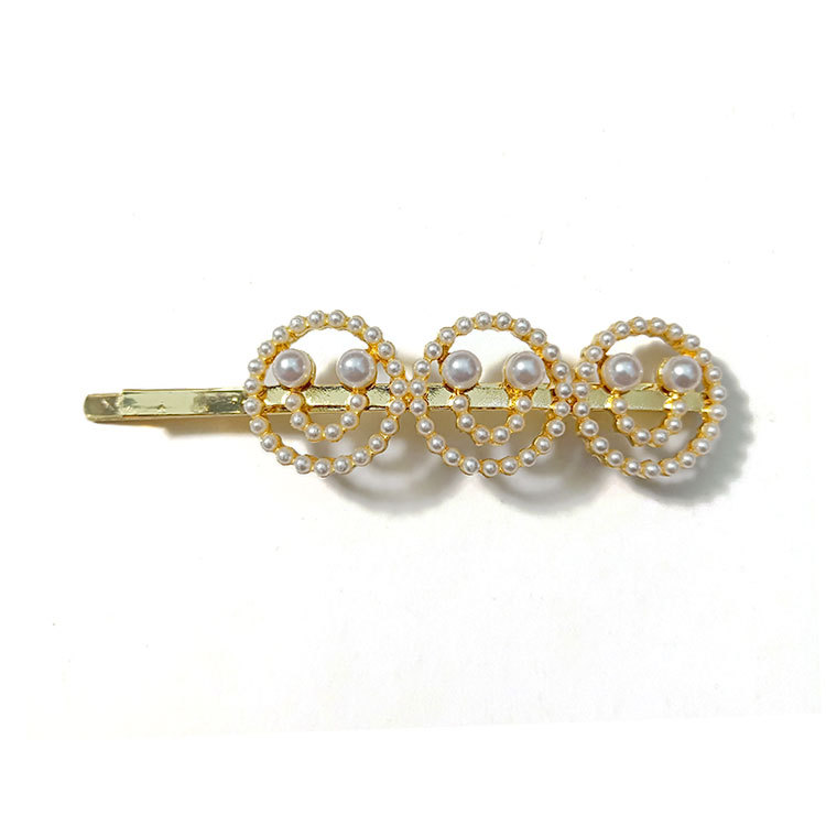 Simple Pearl Hairpin Headdress