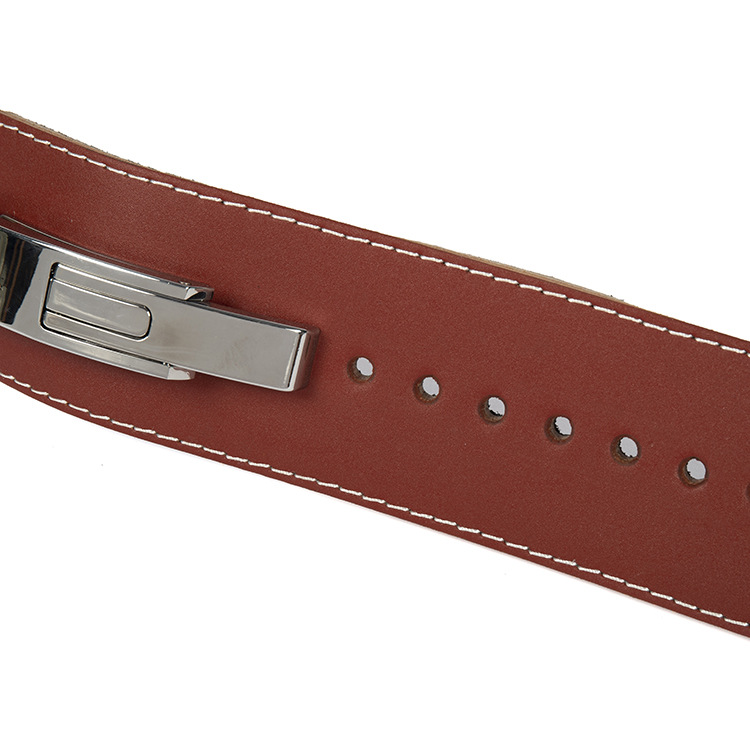 Lever buckle sports training strength belt