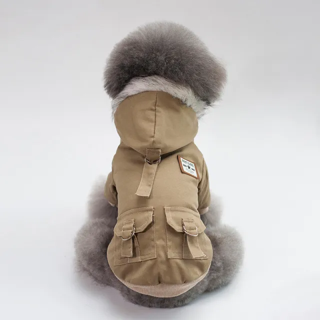 Cap dog coat Khaki - Shop at LoveMi