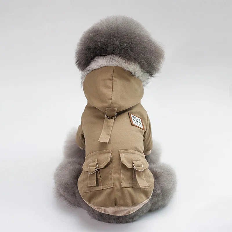 Cap dog coat - Khaki