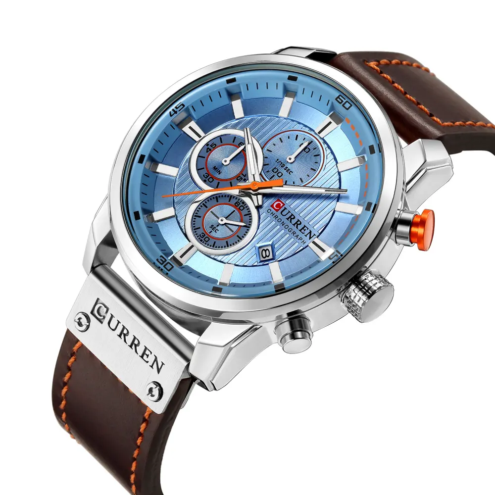 Men Waterproof Chronograph Sport Military Male Clock Top Brand