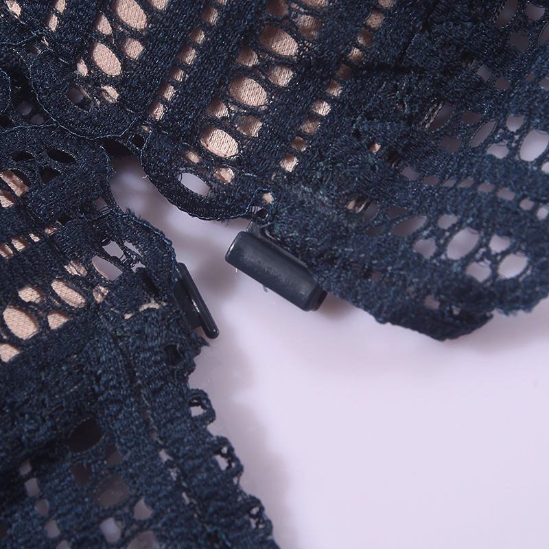 Front buckle beauty back bra lace set