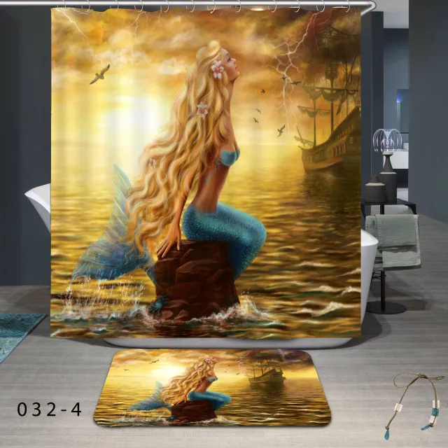 Waterproof and mildew thick shower curtain 4Style - Shop at LoveMi