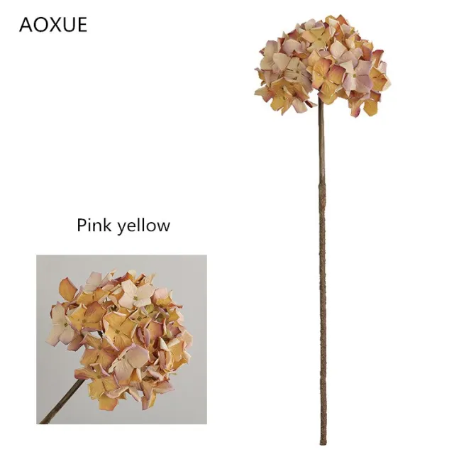 Artificial hydrangea fake bouquet Yellow - Shop at LoveMi