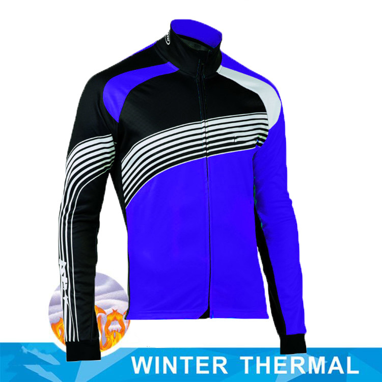 Men's Winter Warm Wool Cycling Jersey