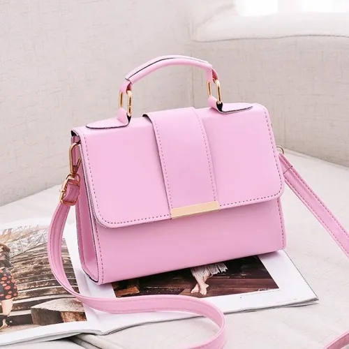 PU shoulder bag Pink - Shop at LoveMi