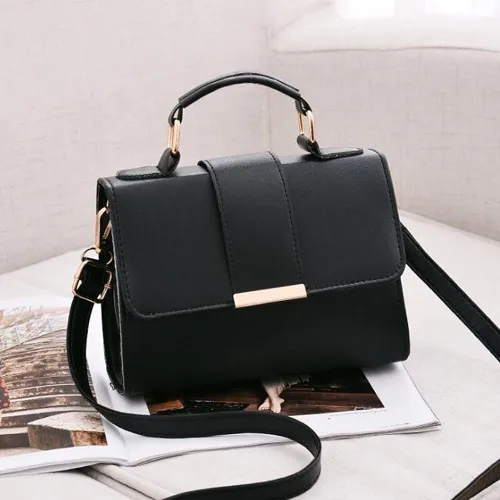 PU shoulder bag - Black
