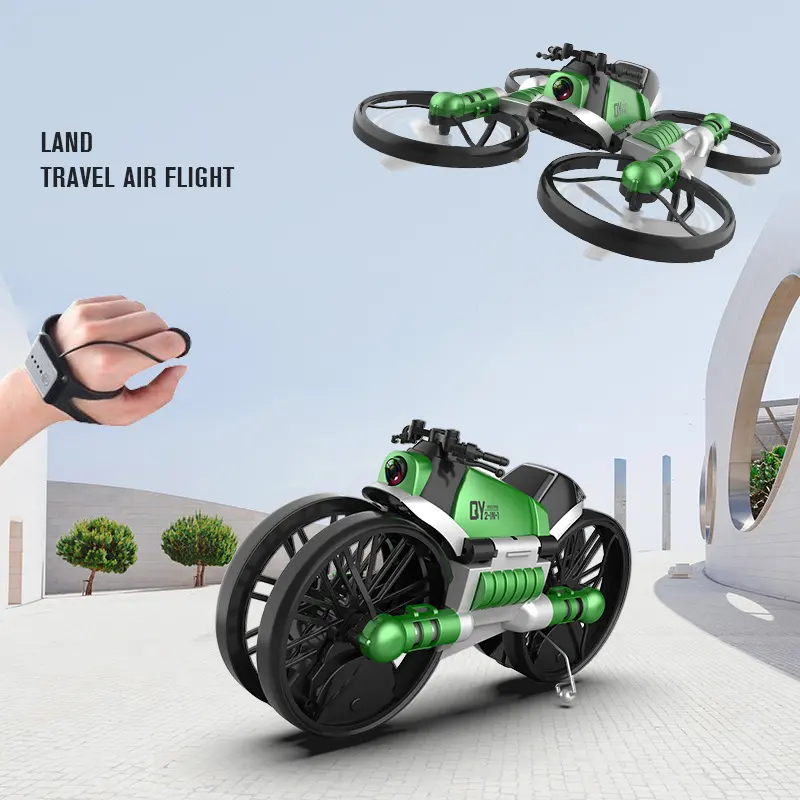 WiFi FPV RC Drone Motorcycle 2 in 1 Foldable