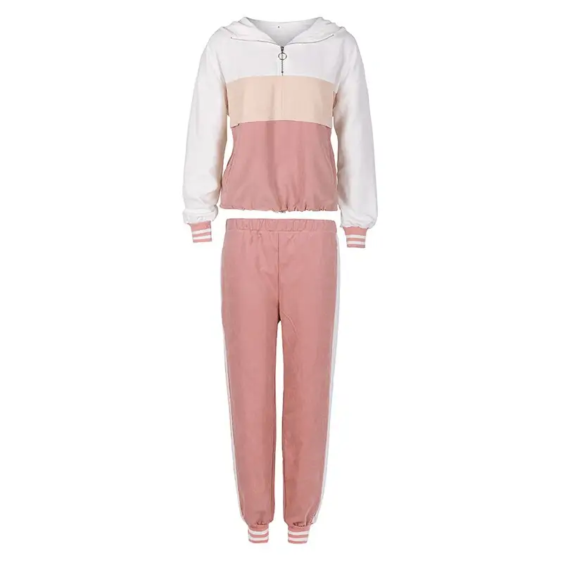 Hooded sports suit