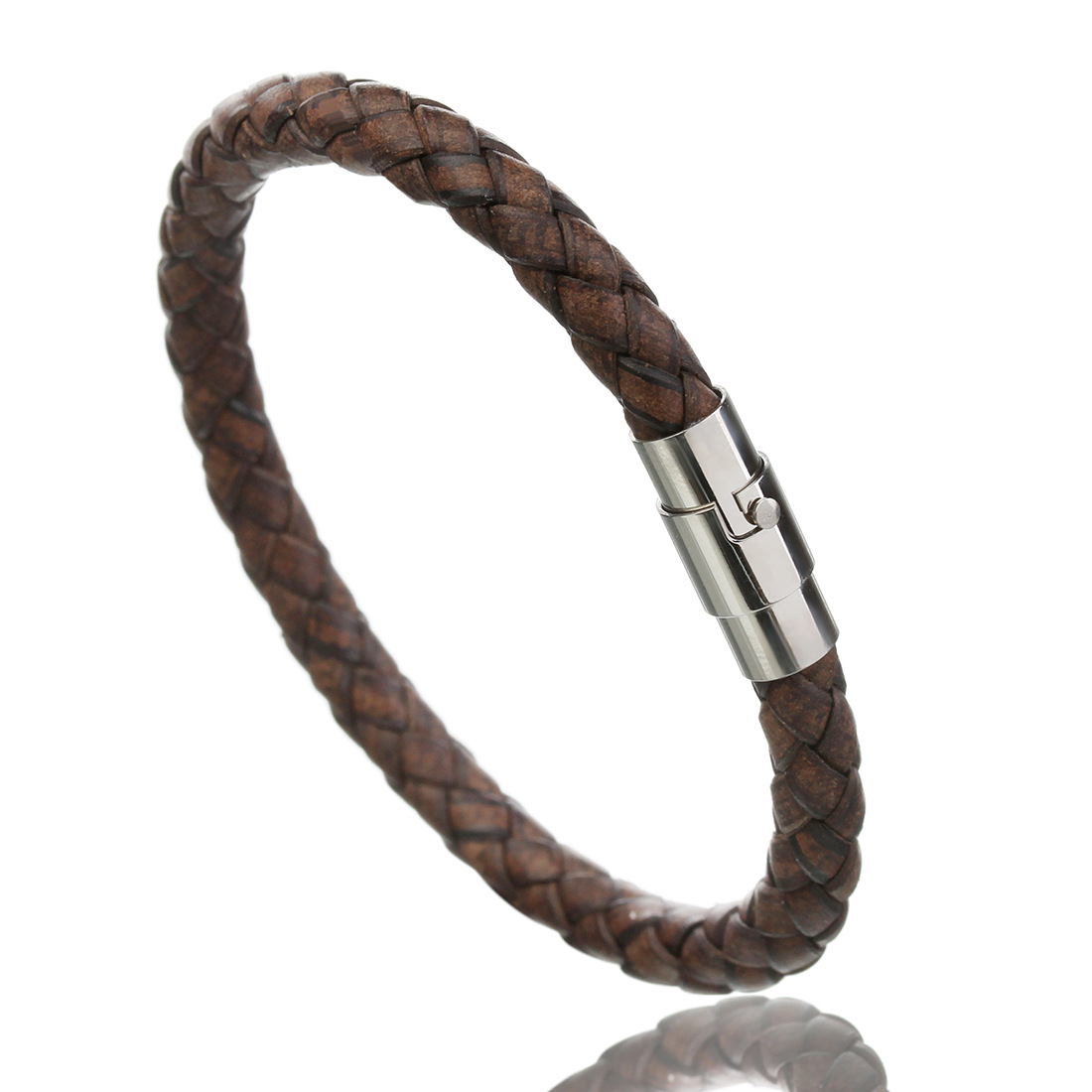 Leather rope woven bracelet