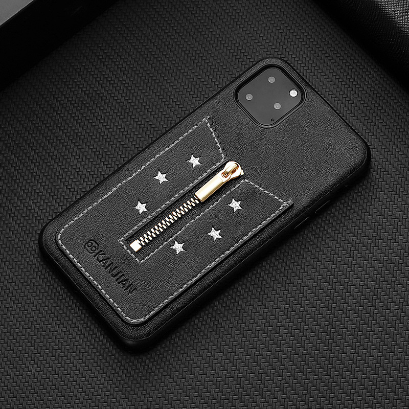 Zipper phone case – Black, IPhone11 pro