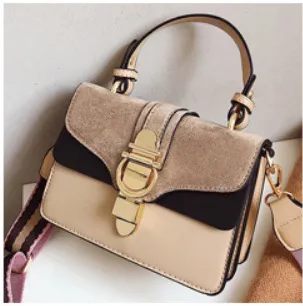 One shoulder retro matte small square bag Khaki - Shop at LoveMi