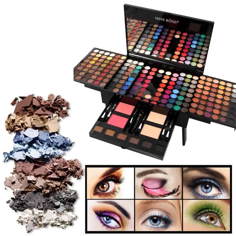 180 Colors Eyes Shadow Blush Set Personalized Piano-shaped Makeup
