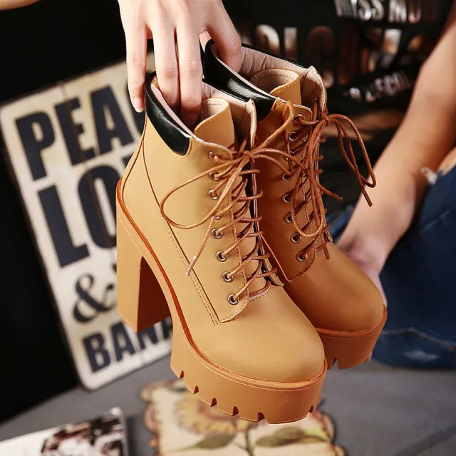 High heel boots Brown - Shop at LoveMi
