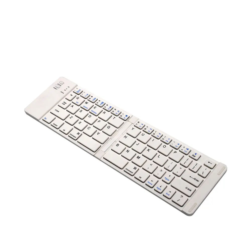 Folding Metal Bluetooth Foldable Keyboard Mini Wireless