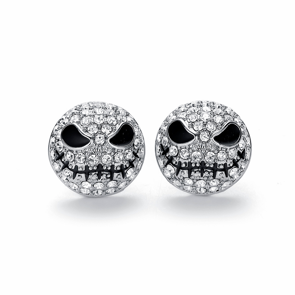 Rhinestone stud earrings