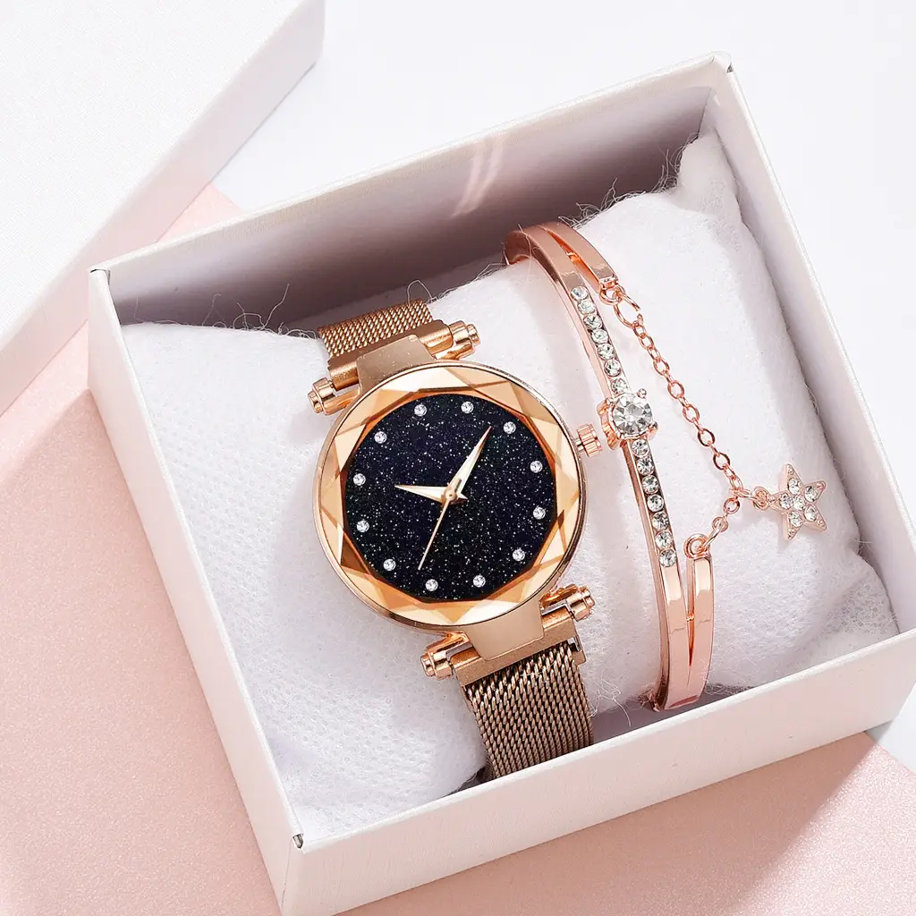 Luxury Women Watches Bracelet Set Fashion Elegant