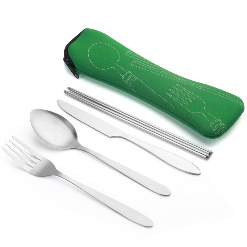 Portable bag cutlery set