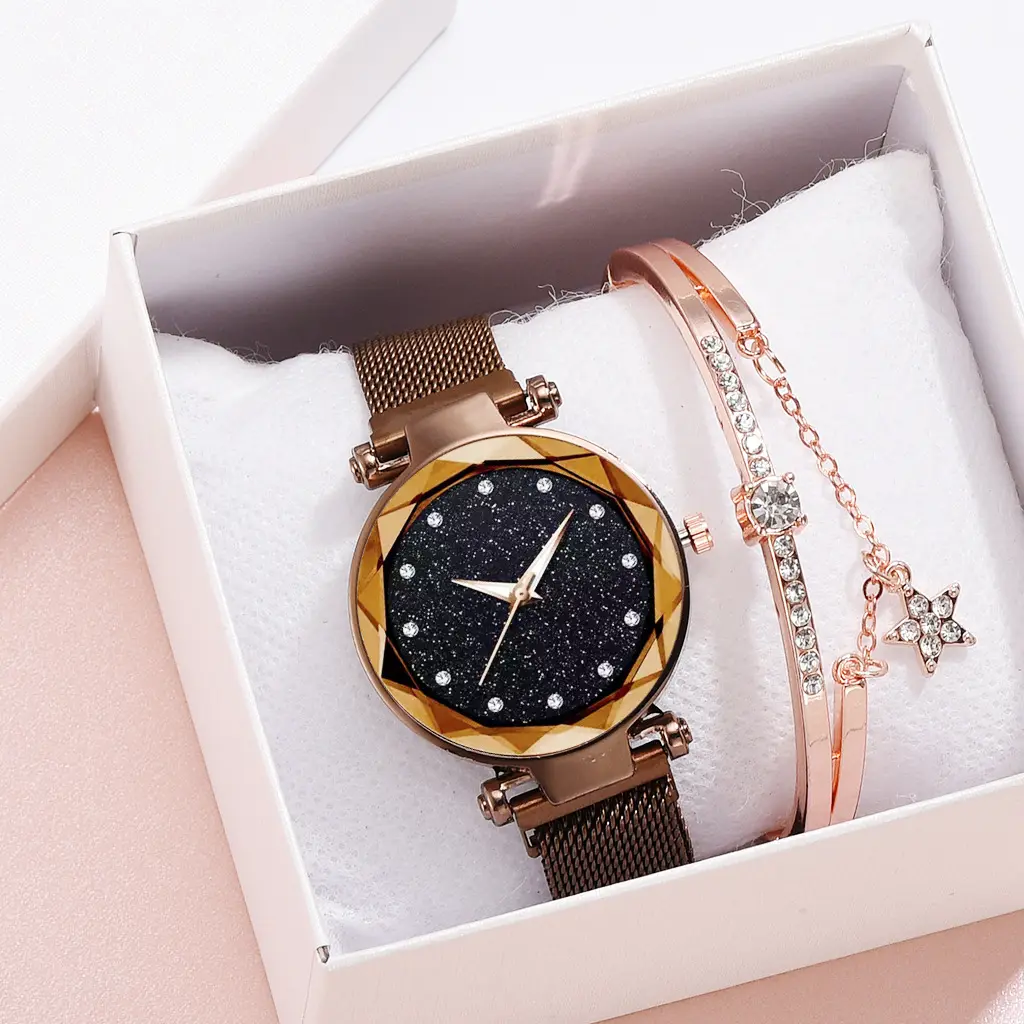 Luxury Women Watches Bracelet Set Fashion Elegant