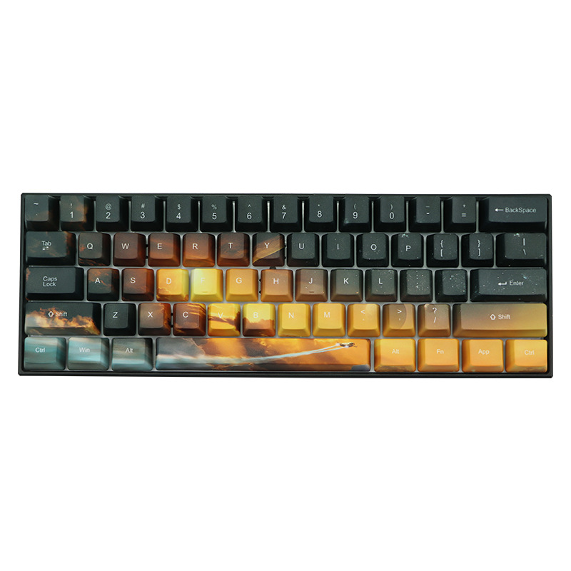 Five-sided Sublimation Process 71 Keys tastatur - Miniatyr 4