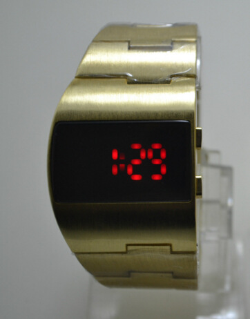 Iron Man LED electronic watch steel belt men's watch