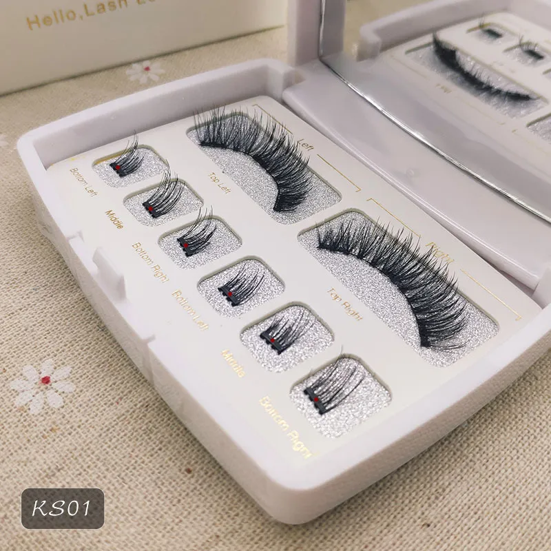 Magnet false eyelash - Ks01 White