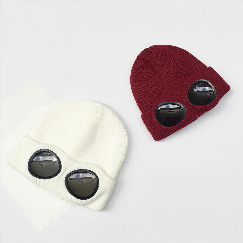 Windproof glasses wool cap