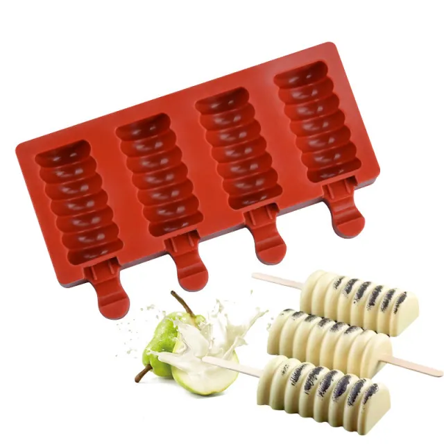 Silicone popsicle ice cream ice cream mold Red - Shop at LoveMi