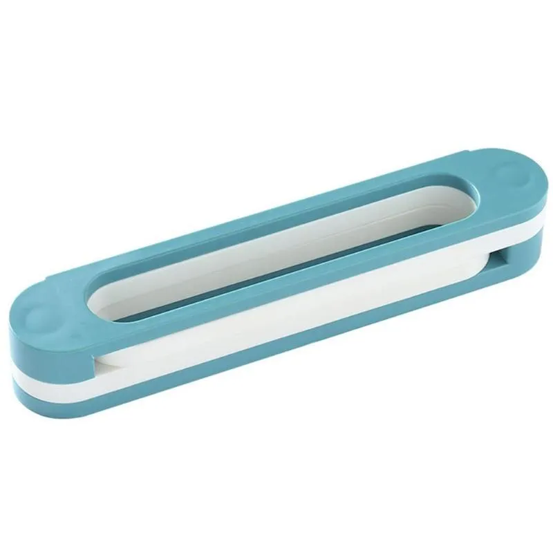 Folding wall hanging slippers rack - Blue