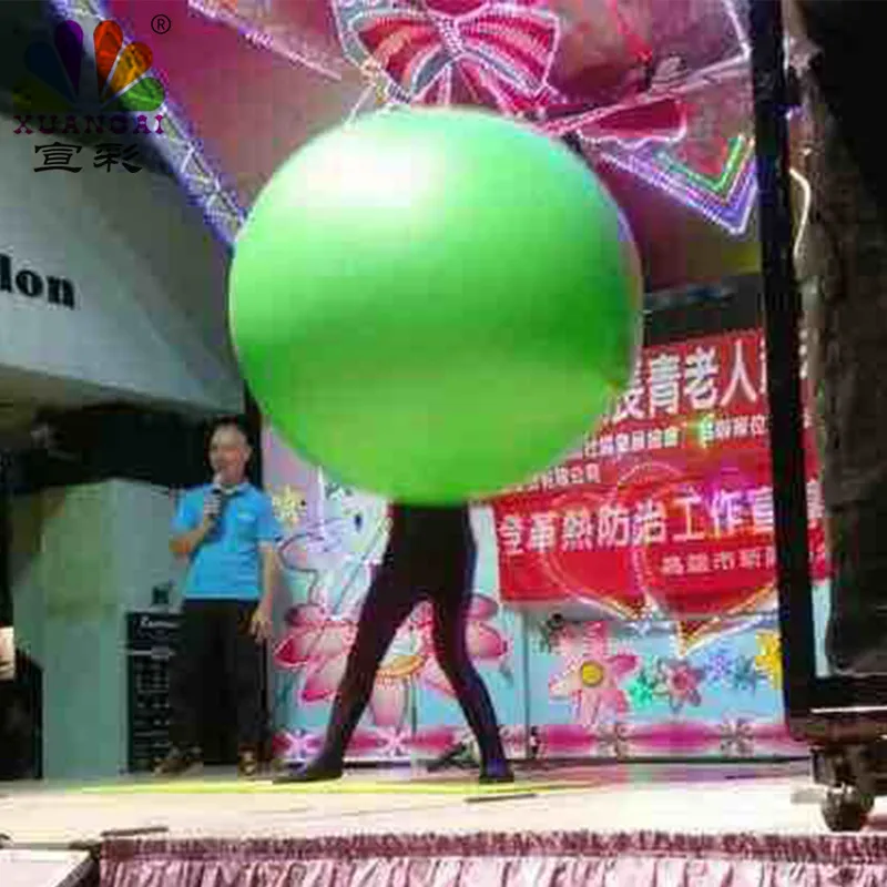 Large Balloon Latex Thickened Material Professional Performer Drill Balloon Magic Ball - Green
