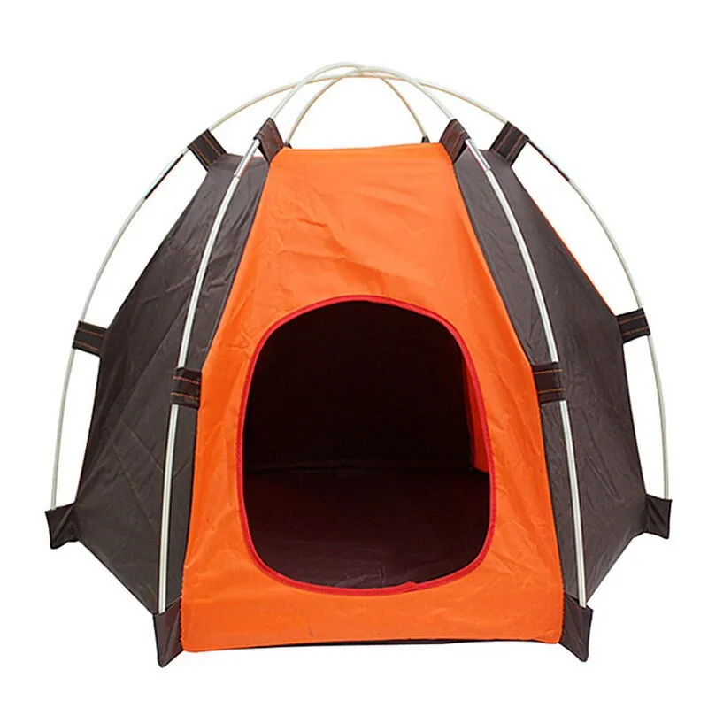 Camping Indoor Outdoor Pet Tent Small Dog Cat House Sunscreen Portable Foldable Puppy Kennel Cat Nest Dog Sleeping Bed – image 3