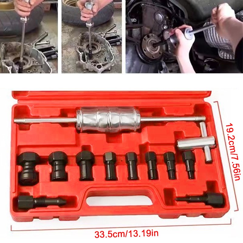 8-32mm Inner Bearing Puller Kit Set Remover Slide Hammer Blind Hole W Red Case — image 7