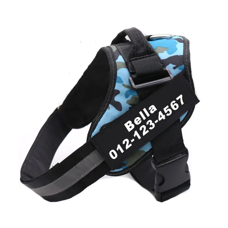 Personalized Dog Harness No Pull Reflective Breathable