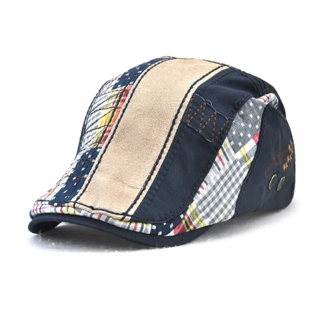 Stitching beret Dark Blue - Shop at LoveMi