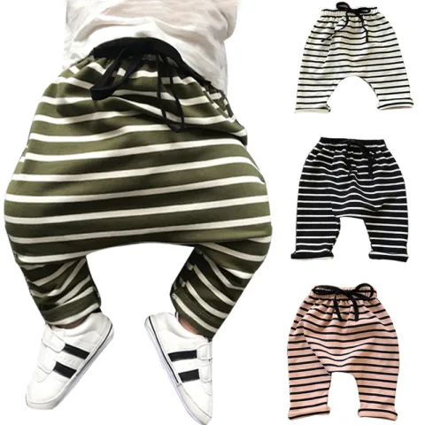 Striped Harem Pants