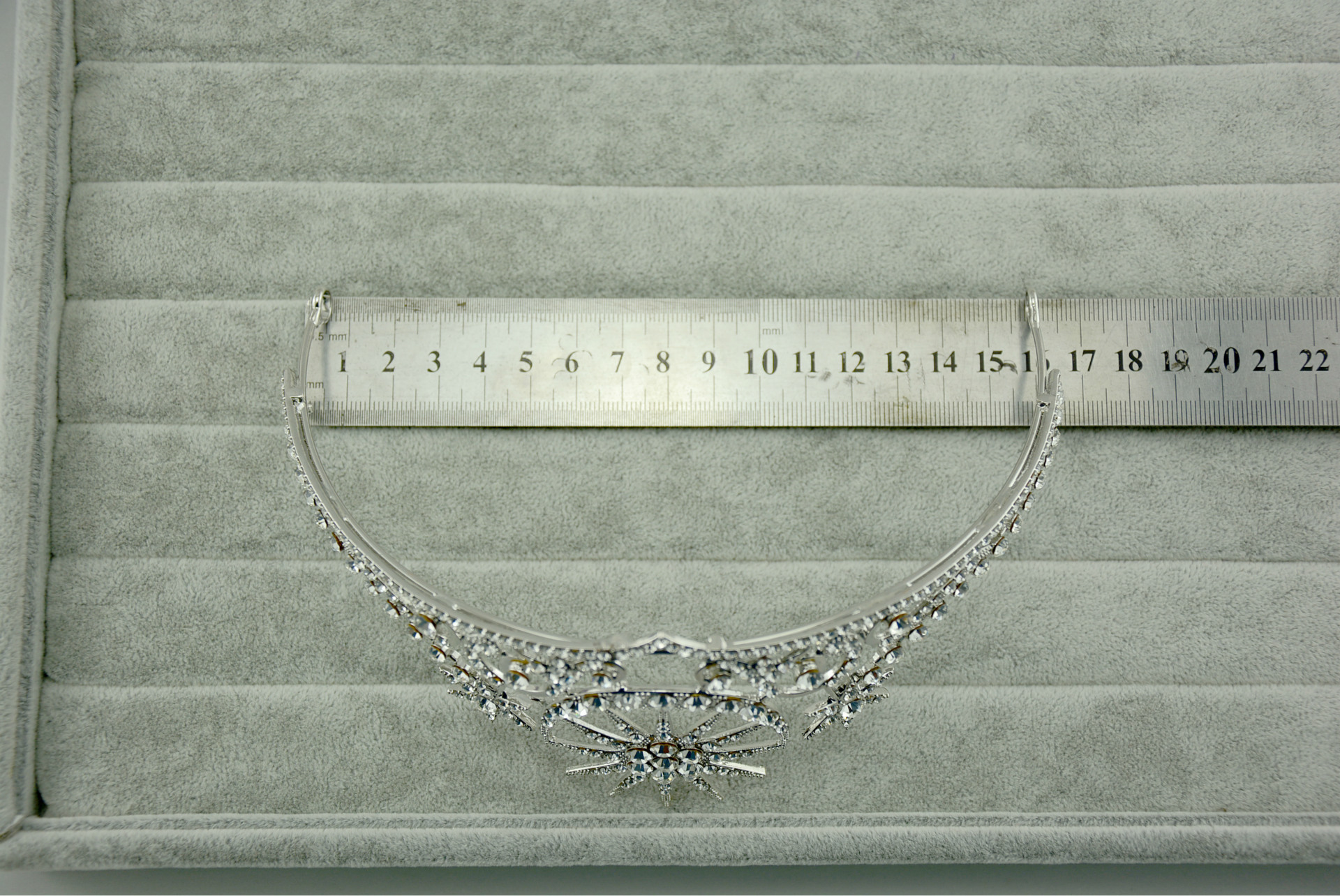 Bridal Rhinestone Crown Headdress