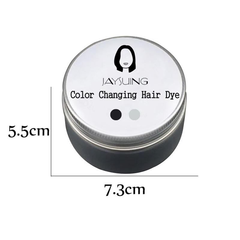 Temperature change hair dye