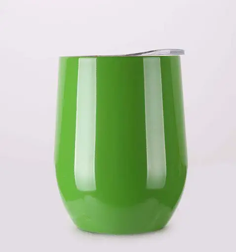 Double stainless steel wine glass big belly water cup