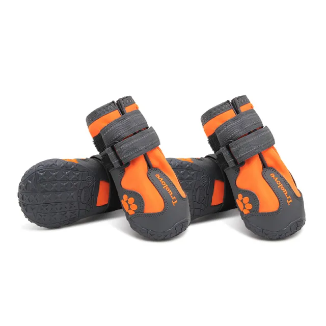 Big Dog Shoes Non slip Wear Dog Shoes Pet Shoes Orange - Shop at LoveMi