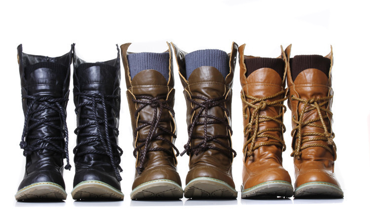 Soft leather motorcycle booties