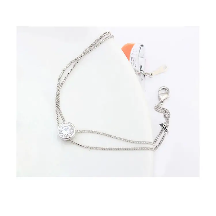 Zircon metal bracelet female