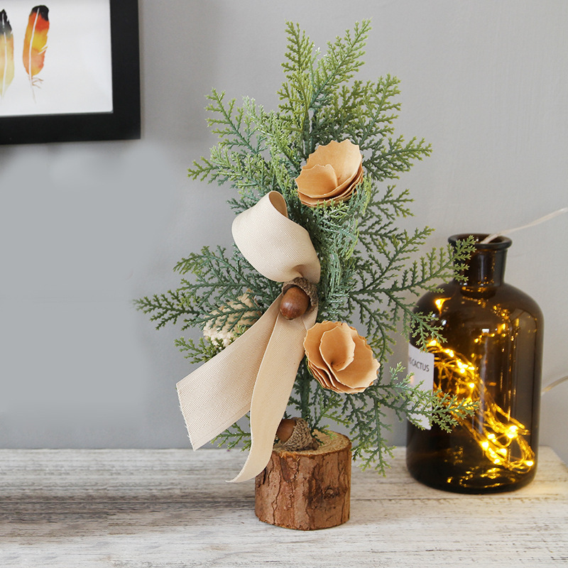 Christmas Wrought Iron Small Christmas Tree Ornaments source detail image 3