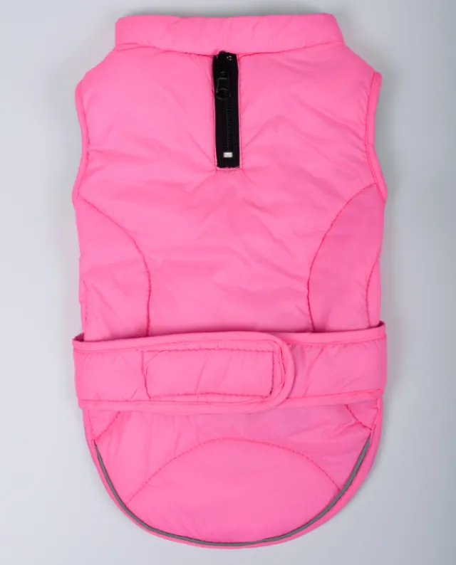 Waterproof reflective outdoor dog clothes Pink - Shop at LoveMi