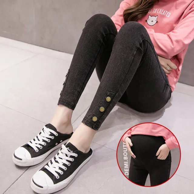 Wearing leggings jeans Cowboy Black - Shop at LoveMi