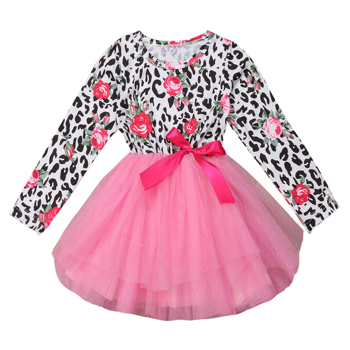 تنورة بنقشة زهور الفهد